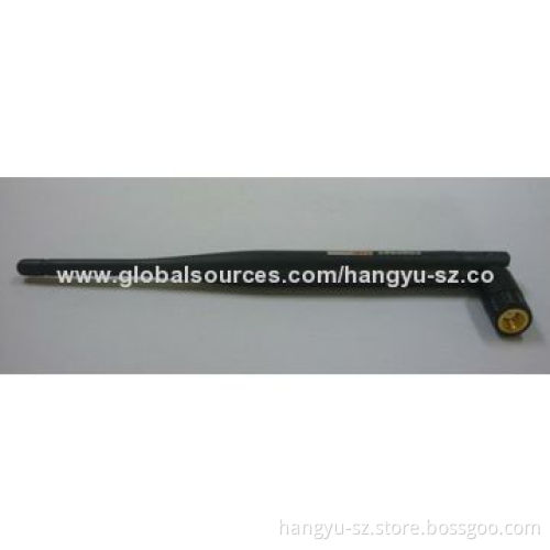 2.4 to 2.5GHz Wireless Rubber Duck Antenna with 5dBi Gain and TNC Plug RP Connector